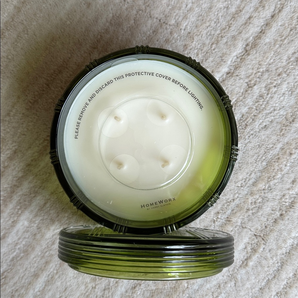 NWT HomeWorx by Slatkin + Co. Golden Bamboo Clarendon Scented Candle 18 oz. - Picture 7 of 12